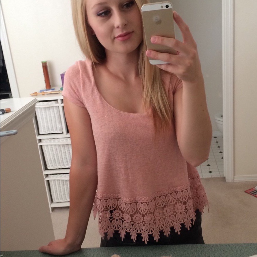 Baby pink shirt